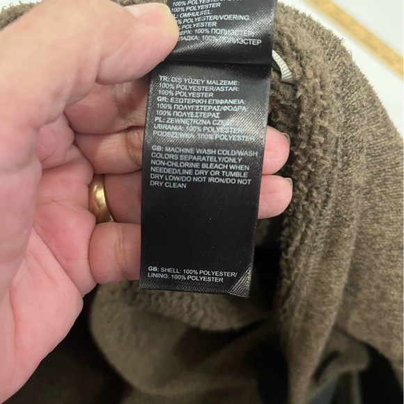 North Face women’s light weight sweater with zip front size XLarge color brown. - Picture 8 of 12